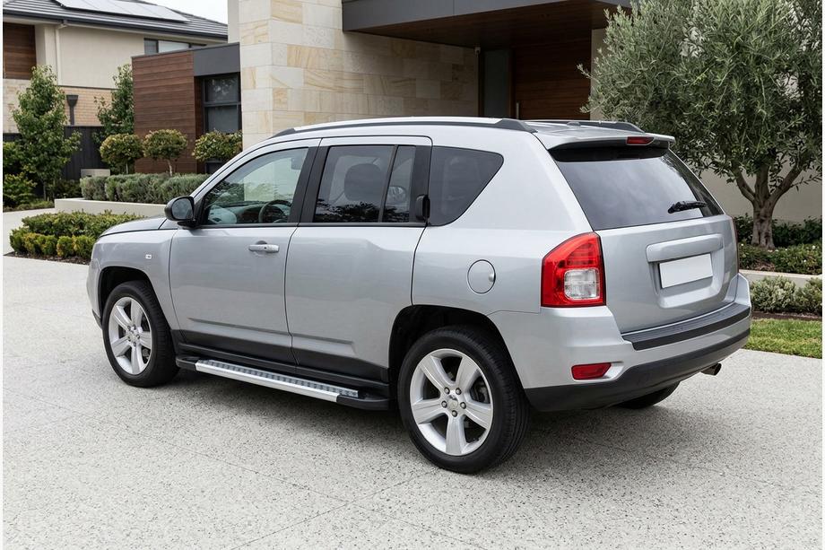 Jeep Compass 2006–2016 Sivuporrassarja New Vision Grey (2 kpl, alumiini) Image