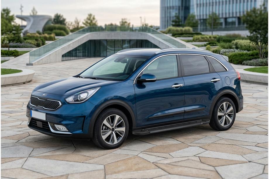 Kia Niro 2016–2021 RedLine Black sivuporrastangot (2 kpl, alumiini) Image