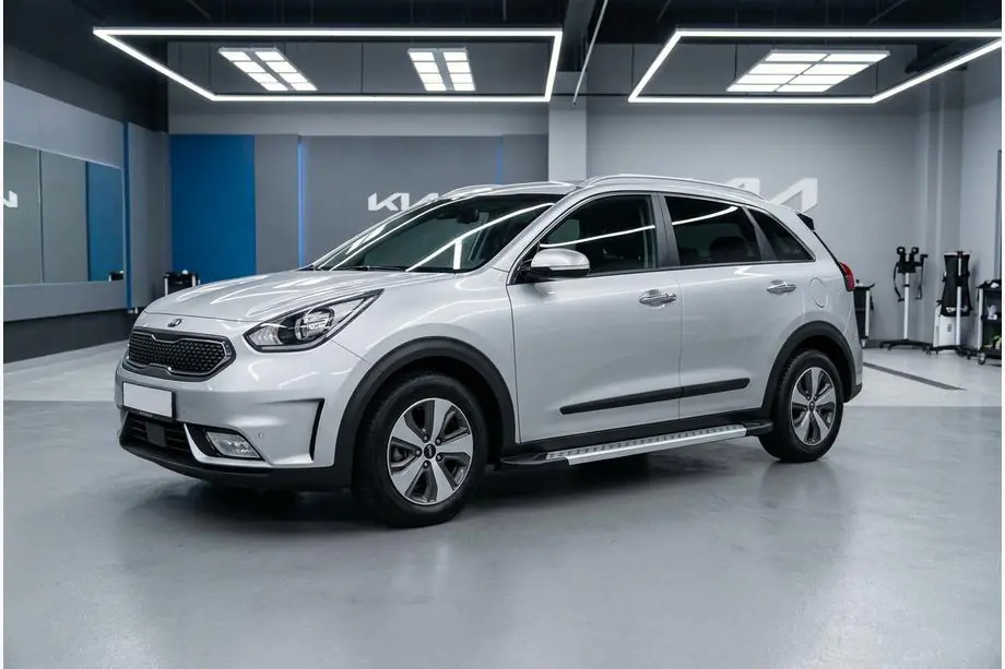 Kia Niro 2016–2021 Sivuporrassarja New Vision Grey (2 kpl, alumiini) Image