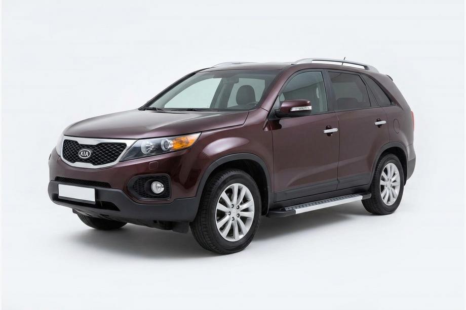Kia Sorento II XM 2009–2014 Sivuporrassarja New Vision Grey (2 kpl, alumiini) 2010–2013 Image