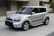 Kia Soul I 2008–2013 Sivuporrassarja New Vision Grey (2 kpl, alumiini) kuva 1