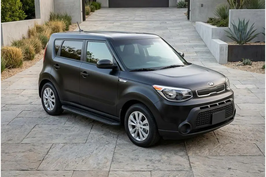 Kia Soul II 2013–2018 Tayga Black sivuaskelmat (2 kpl, alumiini) Image