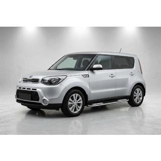 Tayga V2 sivukynnykset (2 kpl, alumiini) Kia Soul II 2013–2018 kuva 1