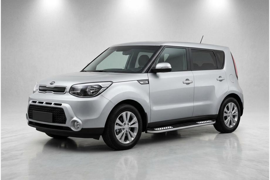 Kia Soul II 2013–2018 Tayga V2 sivukynnykset (2 kpl, alumiini) Image