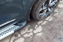 Kia Sportage 2015–2021 Sivuporrassarja New Vision Grey (2 kpl, alumiini) kuva 5