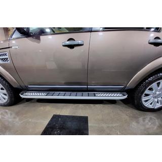 Tayga V2 sivukynnykset (2 kpl, alumiini) Land Rover Discovery III 2004–2009 kuva 1