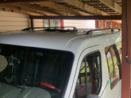 Opel Movano 2010–2021 Mustat kattokaiteet kuva 2