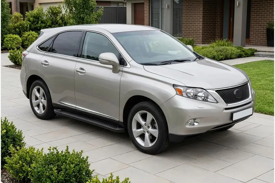 Lexus RX 2009–2015 Allmond Black sivuportaat (2 kpl, alumiini) Image