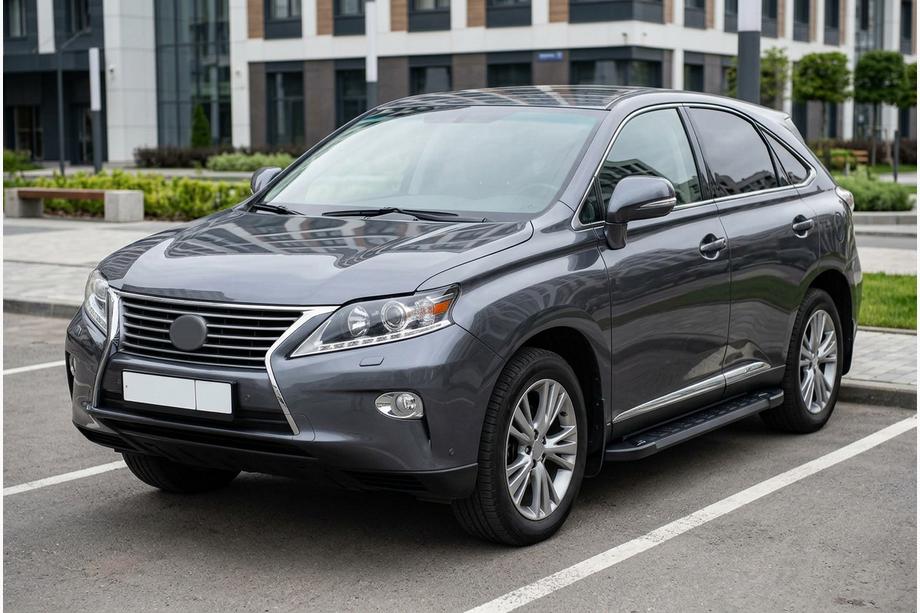 Lexus RX 2009–2015 RedLine Black -sivuaskelmat (2 kpl, alumiini) Image