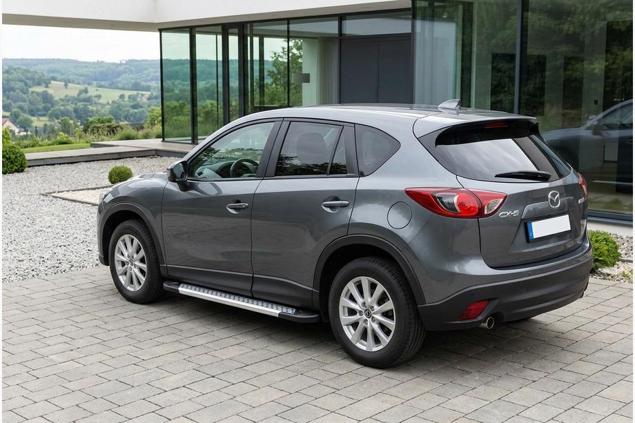 Mazda CX-5 2012–2017 Sivuporrassarja New Vision Grey (2 kpl, alumiini) Image
