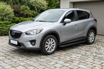 Mazda CX-5 2012–2017 Tayga Black sivuaskelmat (2 kpl, alumiini) kuva 1