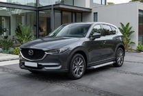 Mazda CX-5 2017–2025 Sivuporrassarja New Vision Grey (2 kpl, alumiini) kuva 1