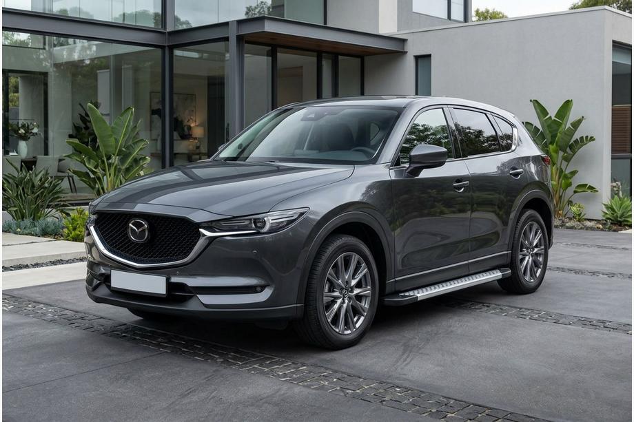 Mazda CX-5 2017–2025 Sivuporrassarja New Vision Grey (2 kpl, alumiini) Image