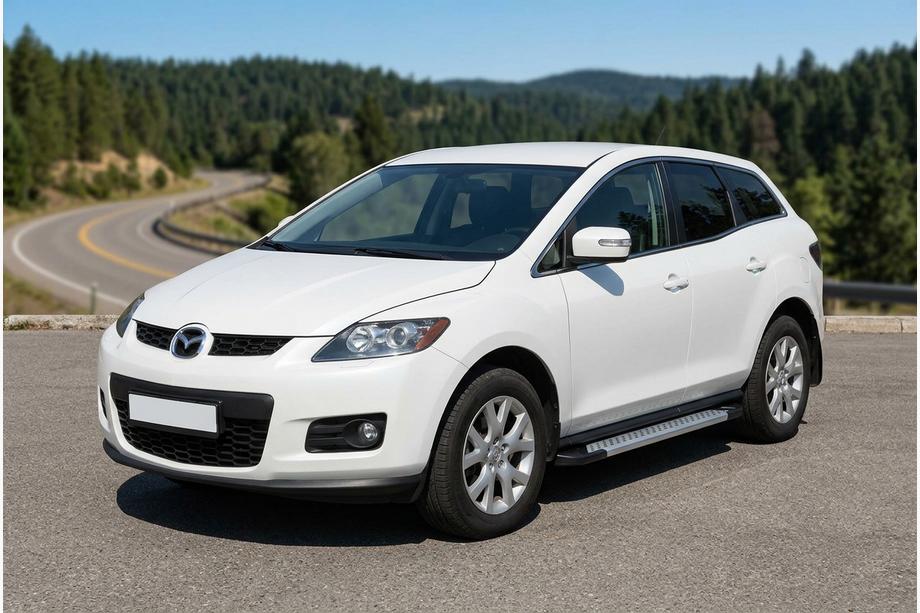Mazda CX-7 2006–2012 Sivuporrassarja New Vision Grey (2 kpl, alumiini) Image