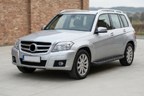 Mercedes GLK-sarja X204 2008–2015 Tayga Black sivuaskelmat (2 kpl, alumiini) kuva 1