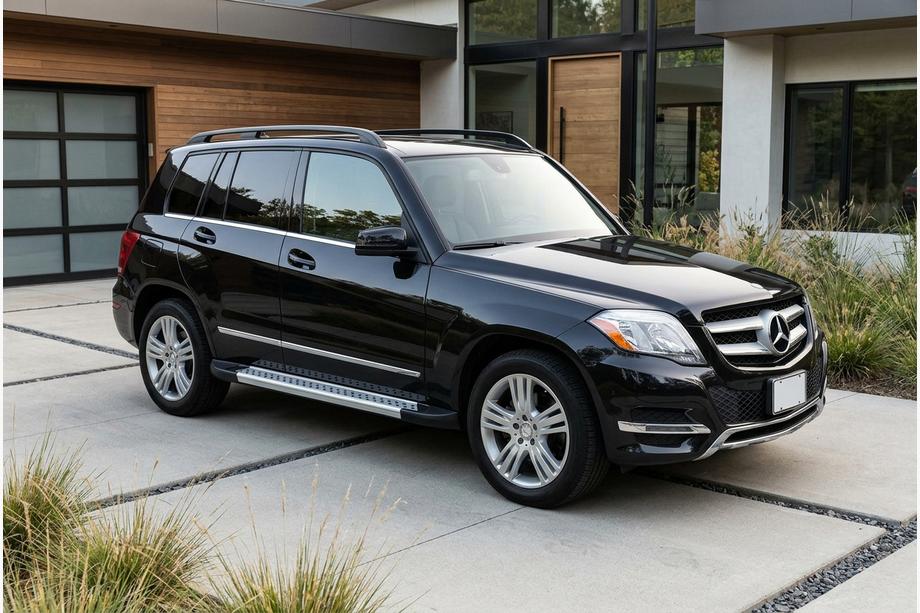Mercedes GLK-sarja X204 2008–2015 Sivuporrassarja New Vision Grey (2 kpl, alumiini) Kuva 1