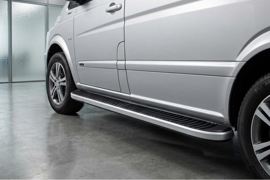 Mercedes Vito W639 2004–2014 Sivukynnykset Tayga Grey (2 kpl, alumiini) Lyhyt ja keskipitkä Kuva 1