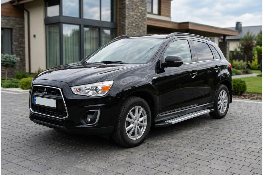 Mitsubishi ASX 2010–2023 Sivuporrassarja New Vision Grey (2 kpl, alumiini) Image