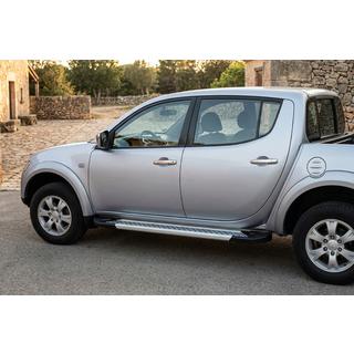 Sivuporrassarja New Vision Grey (2 kpl, alumiini) kuva 1