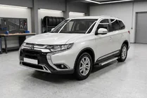 Mitsubishi Outlander 2012–2021 Sivuporrassarja New Vision Grey (2 kpl, alumiini) kuva 1