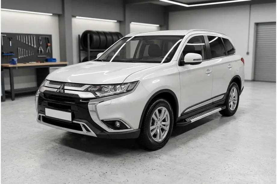 Mitsubishi Outlander 2012–2021 Sivuporrassarja New Vision Grey (2 kpl, alumiini) Image