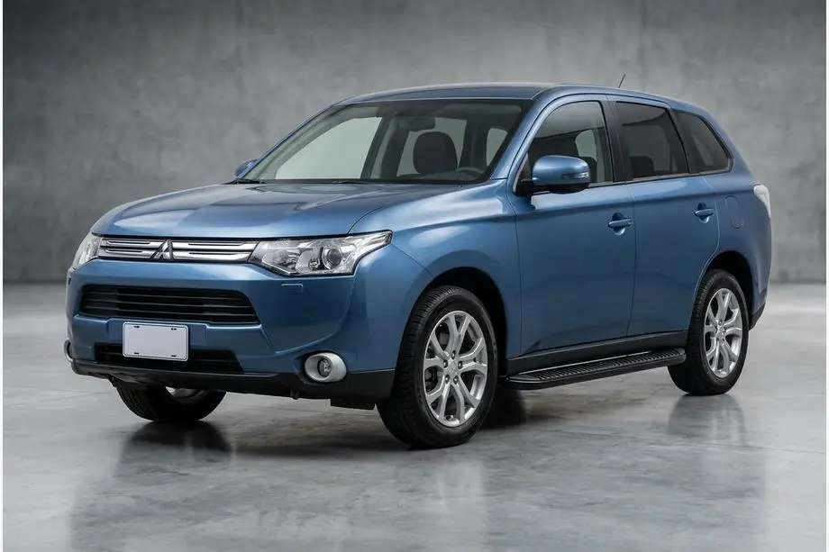 Mitsubishi Outlander 2012–2021 Tayga Black sivuaskelmat (2 kpl, alumiini) Image