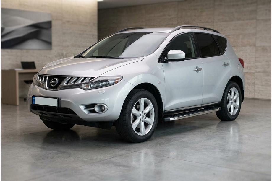 Nissan Murano 2008–2014 BlackLine sivuastinlaudat (2 kpl, alumiini) Kuva 1