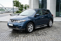 Nissan Murano 2008–2014 Tayga V2 sivukynnykset (2 kpl, alumiini) kuva 1