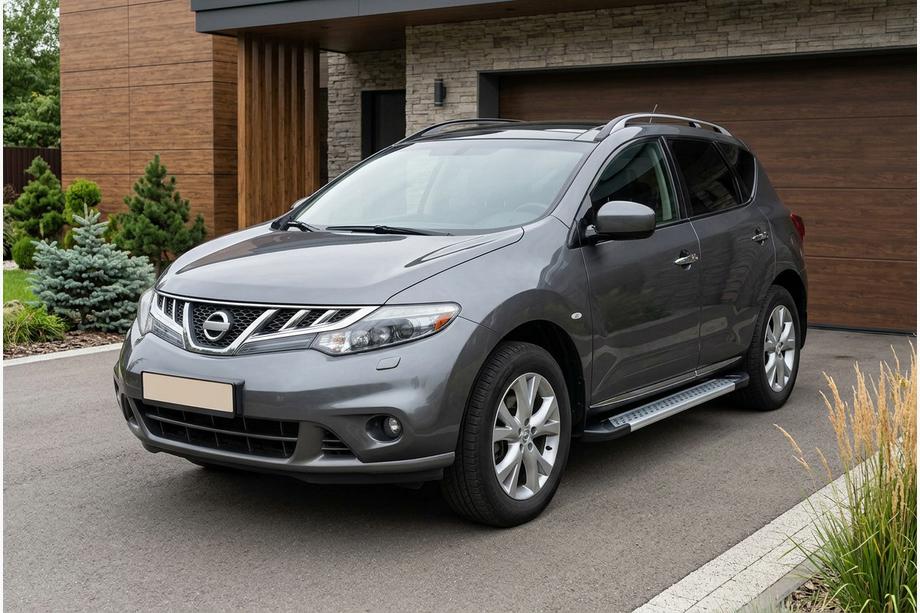 Nissan Murano 2008–2014 Sivuporras New Vision Grey (2 kpl, alumiini) Image