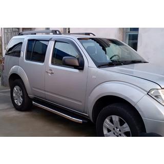 BlackLine sivuastinlaudat (2 kpl, alumiini) Nissan Pathfinder R51 2005–2014 kuva 4