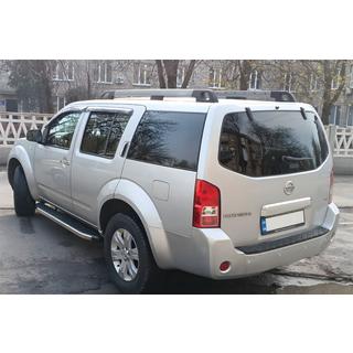 BlackLine sivuastinlaudat (2 kpl, alumiini) Nissan Pathfinder R51 2005–2014 kuva 3