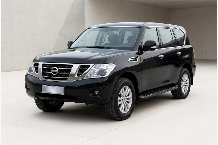 Nissan Patrol Y62 2010–2024 Tayga Black sivuaskelmat (2 kpl, alumiini) Image