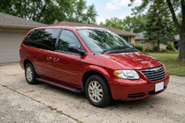 Chrysler Voyager 2001–2007 Sivuaskelmat Maya Red (2 kpl, alumiini) kuva 1