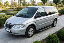 Chrysler Voyager 2001–2007 Bosphorus Grey -sivuastinlaudat (2 kpl, alumiini) kuva 1