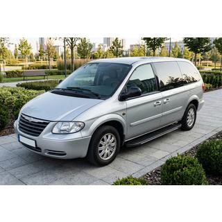 Bosphorus Grey -sivuastinlaudat (2 kpl, alumiini) Chrysler Voyager 2001–2007 kuva 1