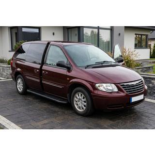 Bosphorus Black sivuastinlaudat (2 kpl, alumiini) Chrysler Voyager 2001–2007 kuva 1
