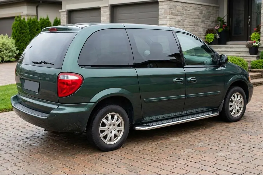 Chrysler Voyager 2001–2007 Sivuastinlaudat Maydos V2 (2 kpl, alumiini) Image