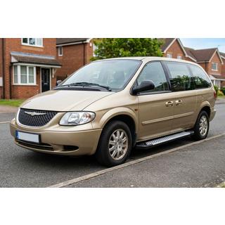 Allmond Grey -sivuporrassarja (2 kpl, alumiini) Chrysler Voyager 2001–2007 kuva 1