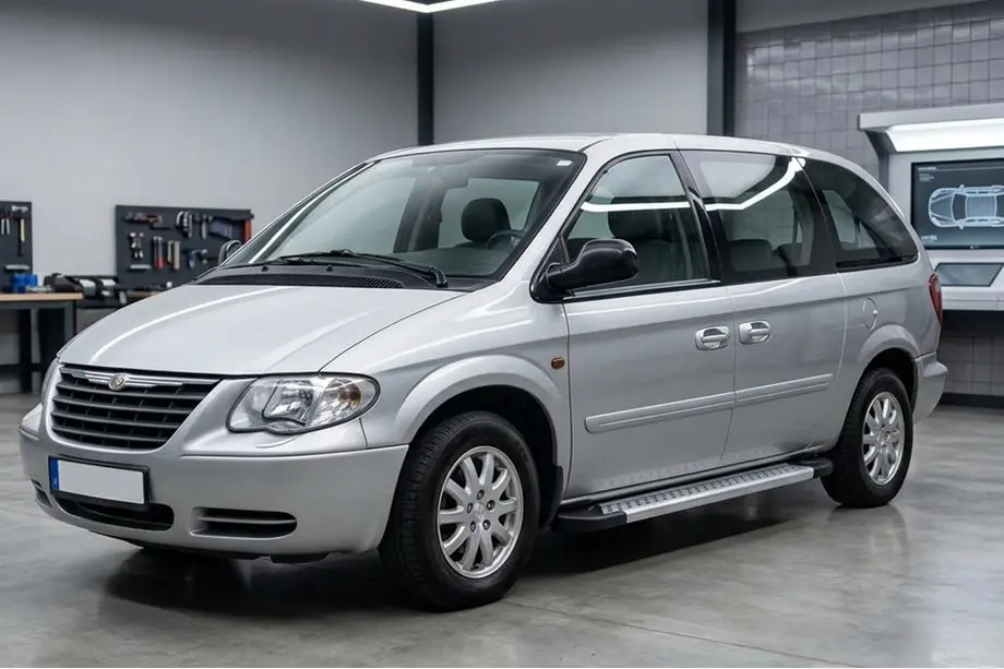 Chrysler Voyager 2001–2007 Sivuporrassarja New Vision Grey (2 kpl, alumiini) Image