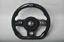 Volkswagen Golf 6 2008–2014 Ohjauspyörä (hiilikuitu + LED-indikaattori) kuva 3
