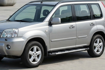 Nissan X-trail T30 2002–2007 Sunrise sivuaskelmat (2 kpl, alumiini) kuva 1