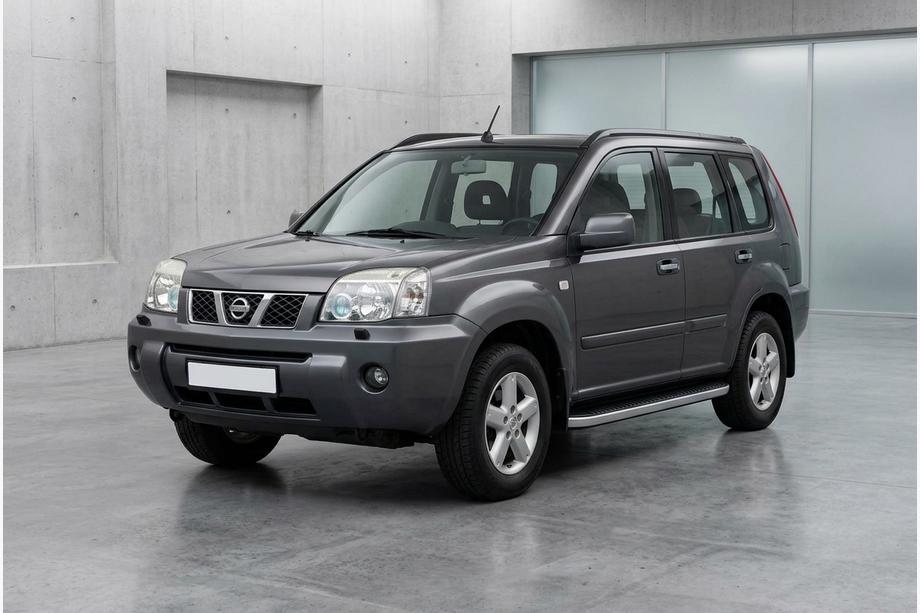 Nissan X-trail T30 2002–2007 Sivukynnykset Tayga Grey (2 kpl, alumiini) Image