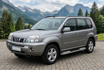 Nissan X-trail T30 2002–2007 Tayga V2 sivuastinlaudat (2 kpl, alumiini) kuva 1