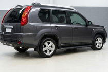 Nissan X-trail T31 2007–2014 Tayga Black sivuaskelmat (2 kpl, alumiini) kuva 1