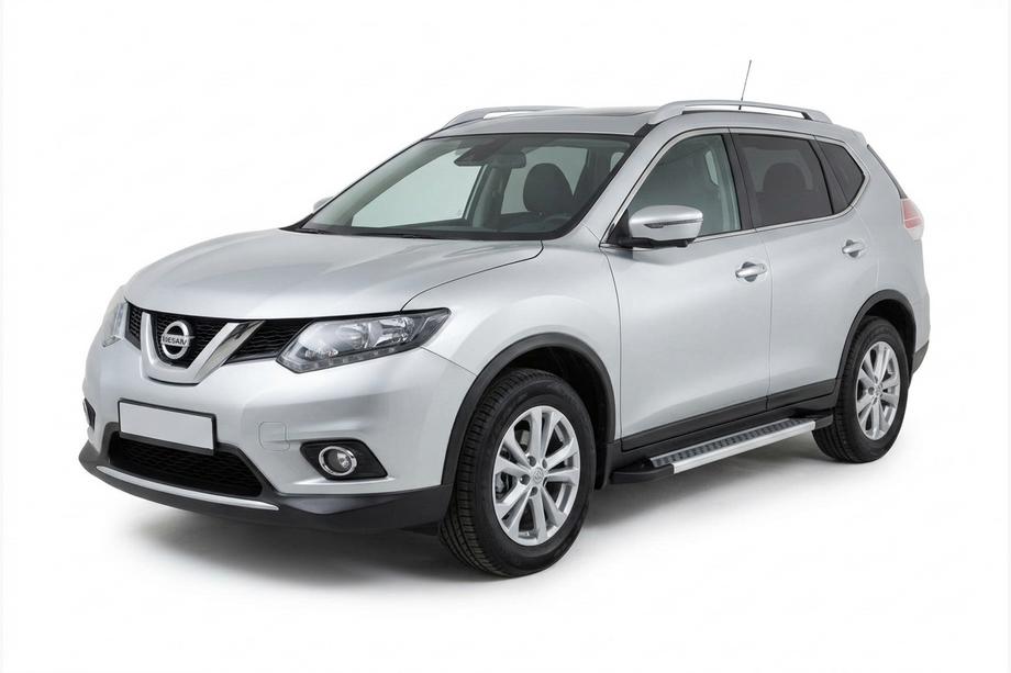 Nissan X-trail T32/Rogue 2014–2021 Sivuporrassarja New Vision Grey (2 kpl, alumiini) Image