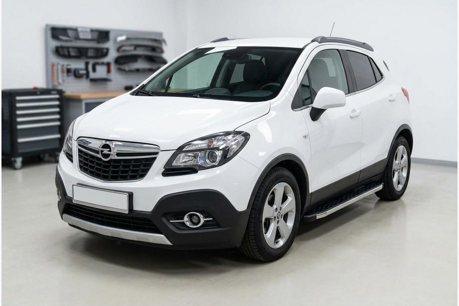 Opel Mokka 2012–2021 BlackLine-sivuporrassarja (2 kpl, alumiini) Image