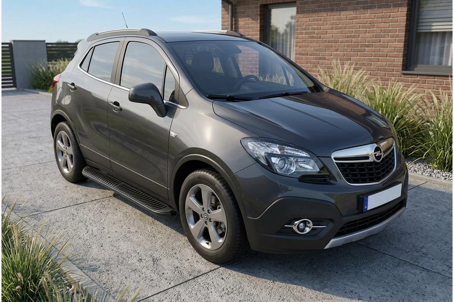 Opel Mokka 2012–2021 Tayga Black sivuaskelmat (2 kpl, alumiini) Image