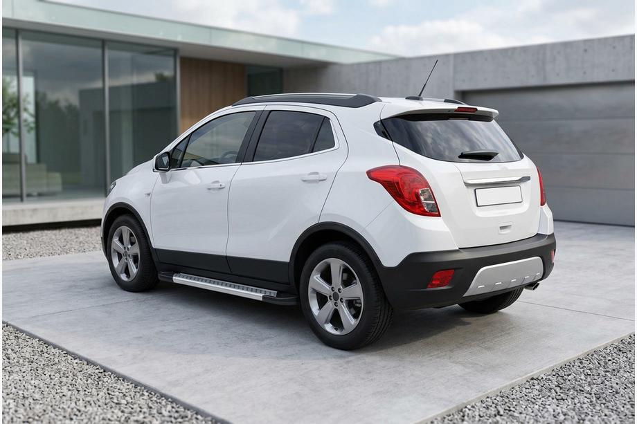 Opel Mokka 2012–2021 Sivuporrassarja New Vision Grey (2 kpl, alumiini) Image