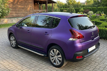 Peugeot 3008 2008–2016 BlackLine-sivuporrassarja (2 kpl, alumiini) 2014-2016 kuva 1