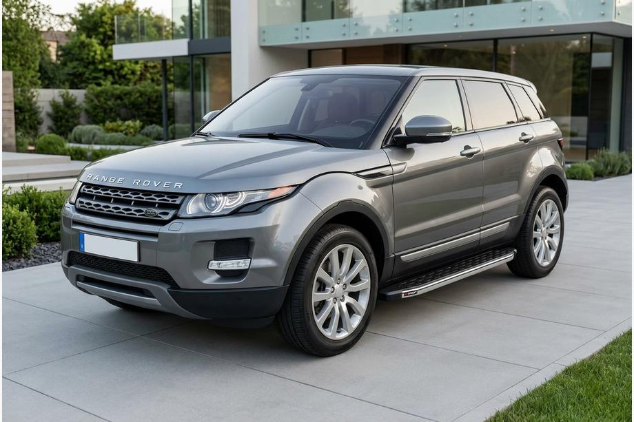 Range Rover Evoque 2012–2018 BlackLine-sivuporrassarja (2 kpl, alumiini) Image